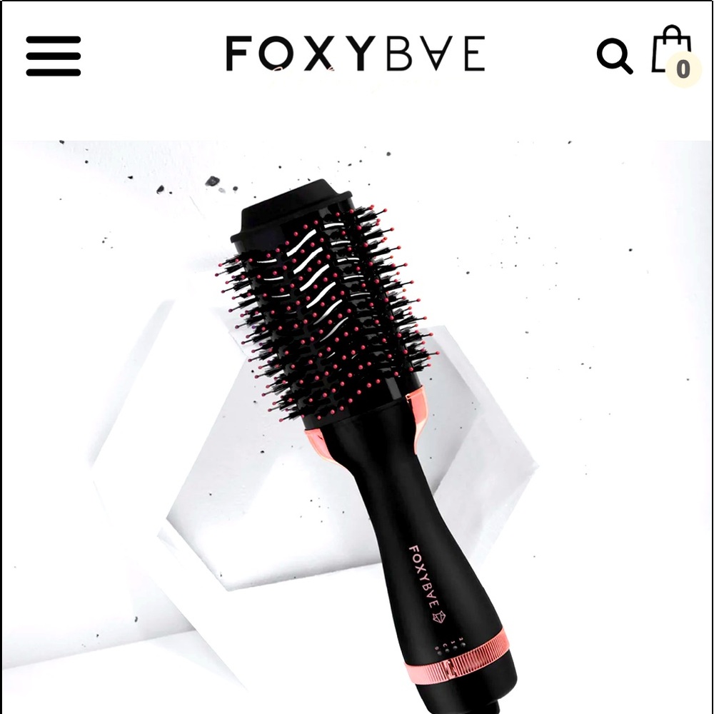 Blowout hairdryer brush